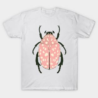 Pink beetle insect T-Shirt